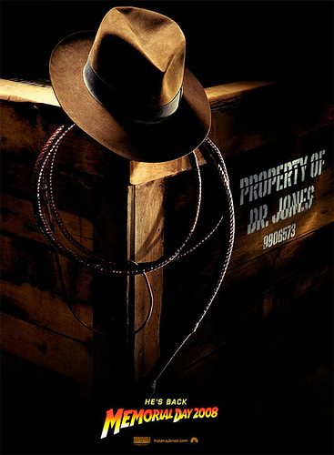 P&oacute;ster de la Comic-Con para Indiana Jones 4
